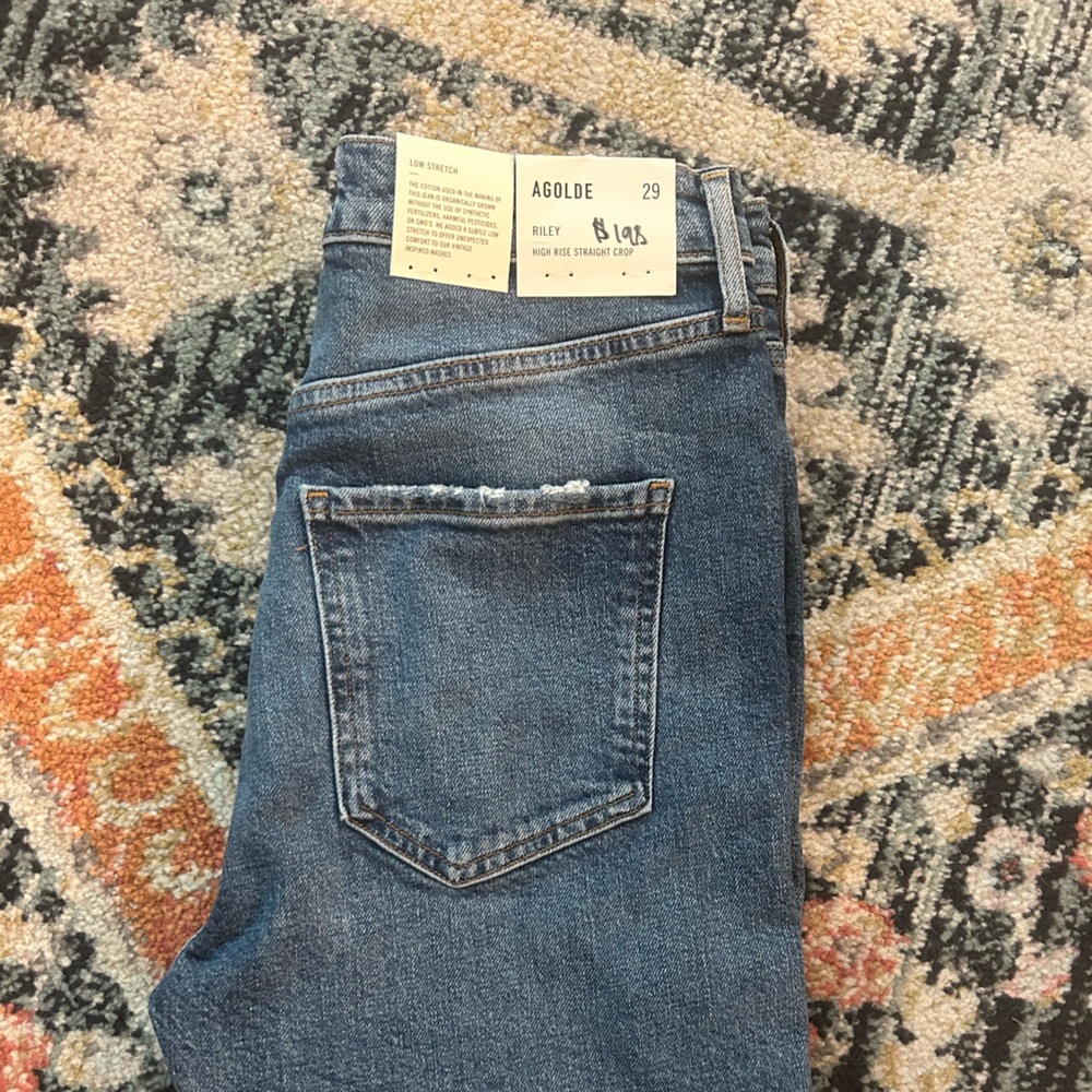 Agolde riley jeans NWT